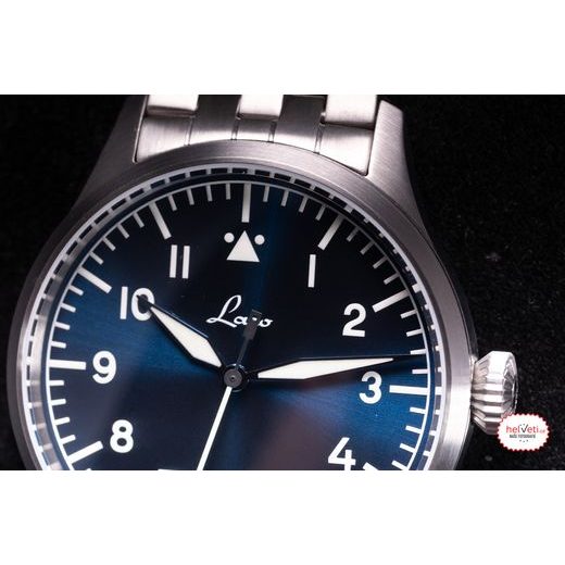 LACO FLIEGER STUTTGART PRO BLAU 40 AUTOMATIC STEEL BRACELET - FLIEGER PRO - ZNAČKY