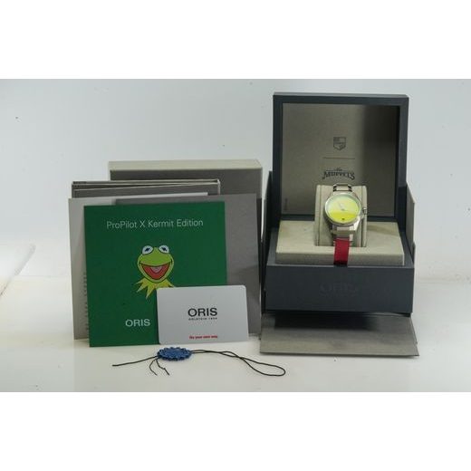 ORIS PROPILOT X CALIBRE 400 KERMIT EDITION 01 400 7778 7157-SET - PROPILOT X - ZNAČKY