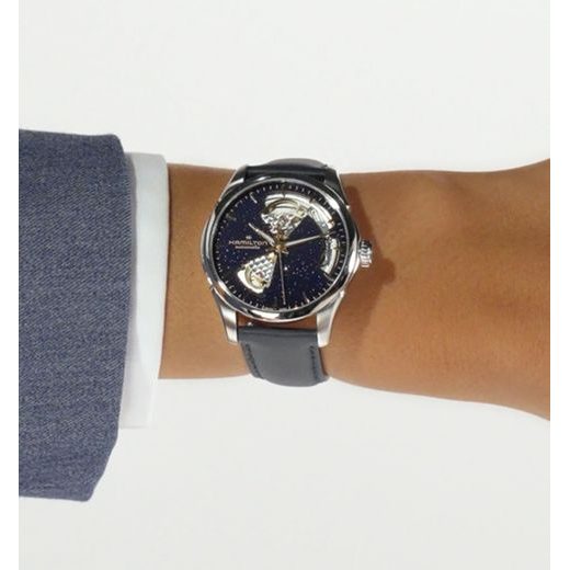 HAMILTON JAZZMASTER OPEN HEART LADY AUTO H32215642 - JAZZMASTER - ZNAČKY