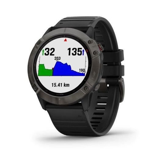 GARMIN FENIX6X PRO SAPPHIRE, GRAYDLC/BLACK BAND (MAP/MUSIC) 010-02157-11 - GARMIN - ZNAČKY