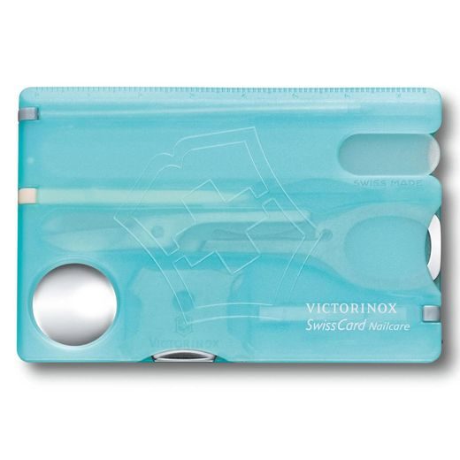 VICTORINOX SWISSCARD NAILCARE ICE-BLUE TRANSLUCENT - VRECKOVÉ NOŽE - OSTATNÉ