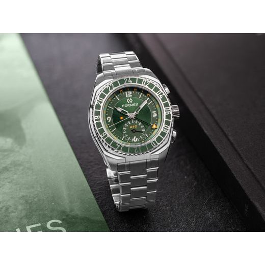 FORMEX STRATOS UTC AUTOMATIC 41 MM GREEN - STRATOS - ZNAČKY