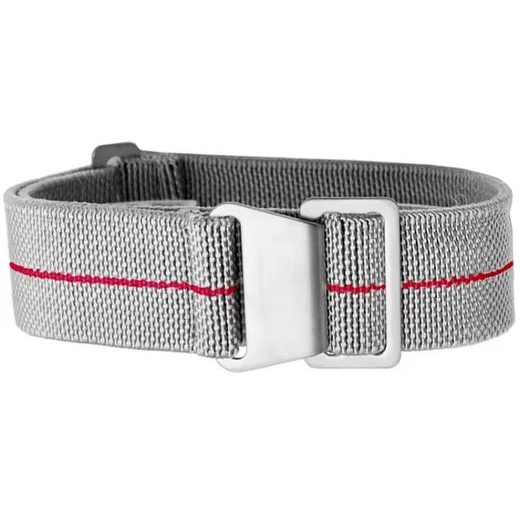 ELASTICKÝ NYLONOVÝ REMIENOK, SIVO-ČERVENÝ (MOTIV 60) - REMIENKY - OSTATNÉ