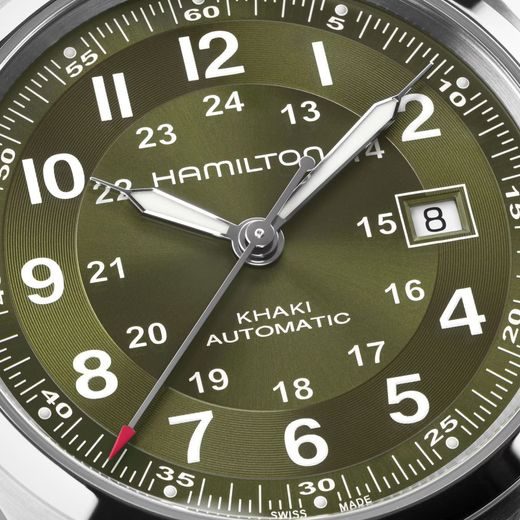 HAMILTON KHAKI FIELD AUTO 42MM H70605560 - KHAKI FIELD - ZNAČKY