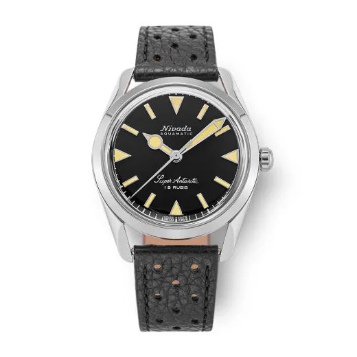 NIVADA GRENCHEN SUPER ANTARCTIC 35 MM - BLACK BEIGE LUMINOVA - ANTARCTIC - ZNAČKY