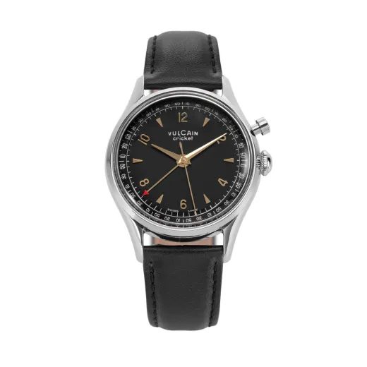 VULCAIN CRICKET TRADITION 36 MM - ČIERNE/ZLATÉ - CRICKET TRADITION - ZNAČKY