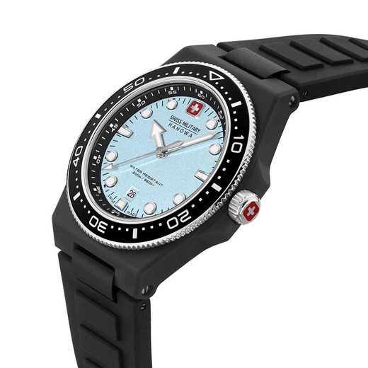SWISS MILITARY HANOWA OCEAN PIONEER SMWGN0001186 - AQUA - ZNAČKY