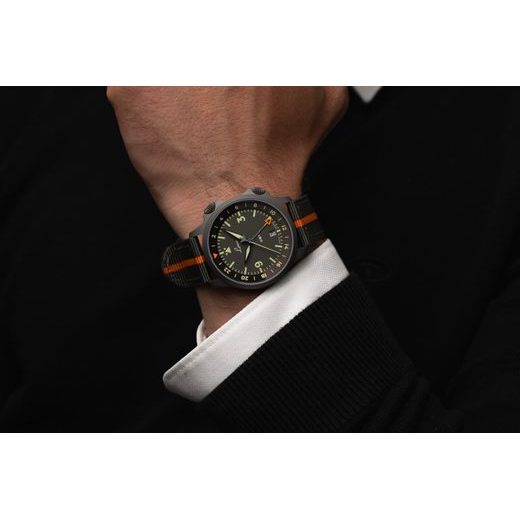 LACO FLIEGER FRANKFURT 40 GMT GRAU - PILOT SPECIAL MODELS - ZNAČKY