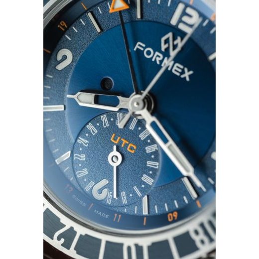 FORMEX STRATOS UTC AUTOMATIC 41MM BLUE STEEL BRACELET 1101.1.6431.111 - STRATOS - ZNAČKY