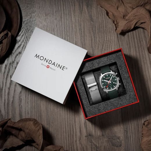 MONDAINE SQUAR CHRONO MSL.41460.LF.SET - CUSHION - ZNAČKY
