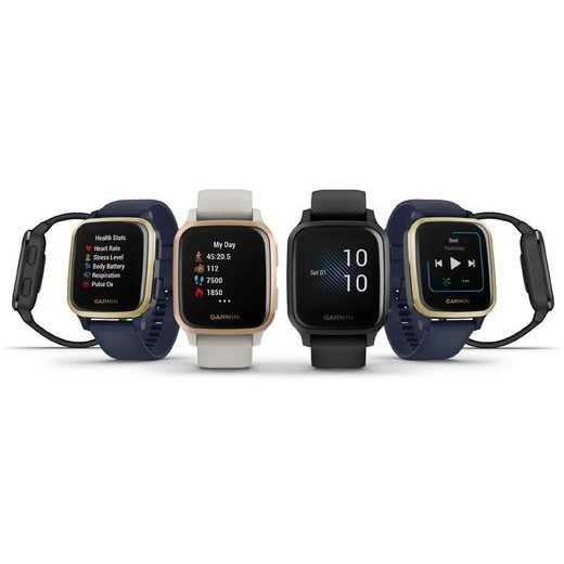 GARMIN VENU SQ MUSIC, LIGHTGOLD/BLUE BAND 010-02426-12 - ARCHÍV