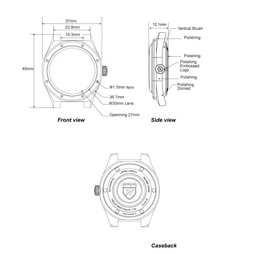 NIVADA GRENCHEN F77 LAPIS LAZULI 68009A77 - F77 - ZNAČKY