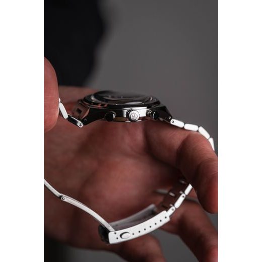 NIVADA GRENCHEN F77 CHRONOGRAPH MECAQUARTZ CARBON 38 MM - F77 - ZNAČKY