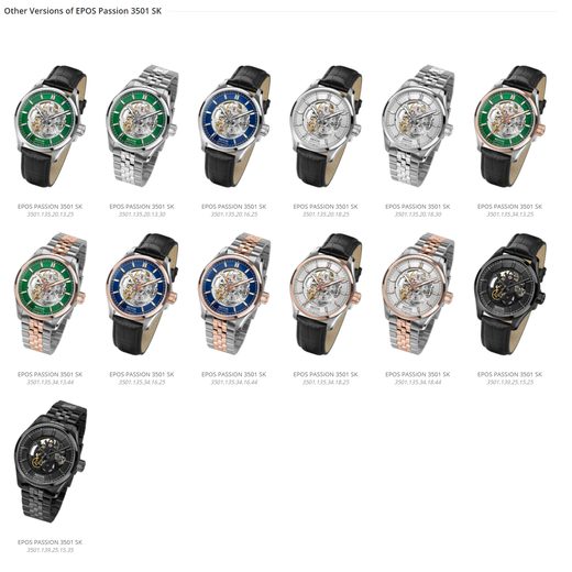 EPOS PASSION SK 3501.135.20.16.30 - TIMELESS - ZNAČKY
