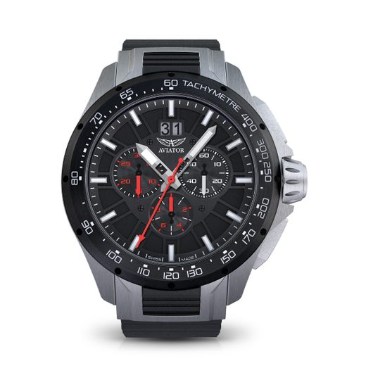 ČIERNY SILIKÓNOVÝ REMIENOK AVIATOR PRE MIG-35 M.2.19.5.134.6 - STRIEBORNÁ PRACKA - REMIENKY - OSTATNÉ