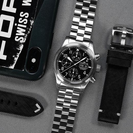 OCEĽOVÝ CHRONOGRAF FORTIS AEROMASTER F4040000 - AVIATIS - ZNAČKY