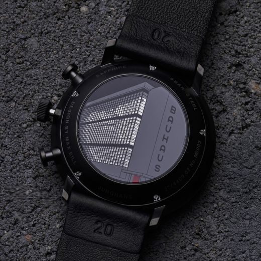 JUNGHANS MAX BILL CHRONOSKOP BAUHAUS 27/4409.02 - MAX BILL CHRONOSCOPE - ZNAČKY