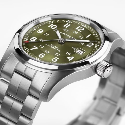 HAMILTON KHAKI FIELD AUTO 42MM H70605160 - KHAKI FIELD - ZNAČKY