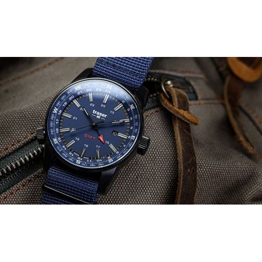 TRASER P68 PATHFINDER GMT BLUE NATO - TACTICAL - ZNAČKY