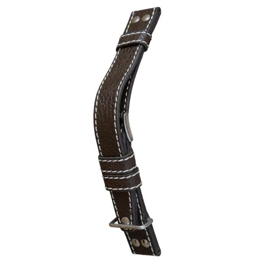 KOŽENÝ ŘEMÍNEK BIATEC | TMAVĚHNĚDÝ NAVIGATOR Z BŮVOLÍ KŮŽE - 20 MM - REMIENKY - OSTATNÉ