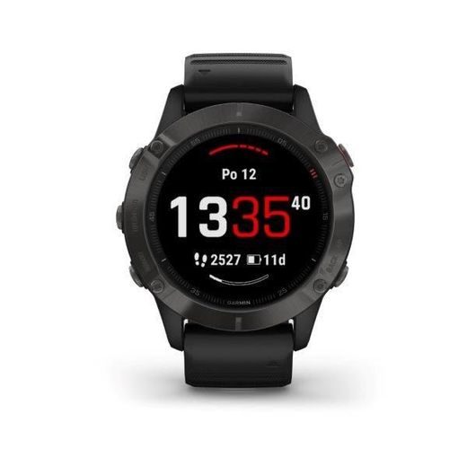 GARMIN FENIX6 PRO SAPPHIRE, GRAY/BLACK BAND (MAP/MUSIC) 010-02158-11 - ARCHÍV