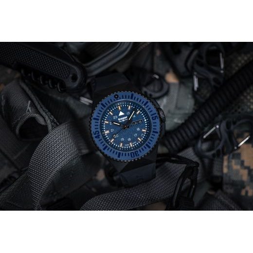 TRASER P69 BLACK STEALTH BLUE RUBBER - TACTICAL - ZNAČKY