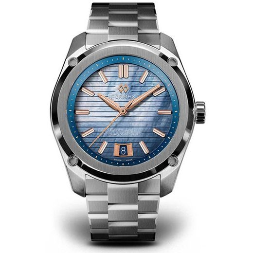 FORMEX ESSENCE THIRTYNINE AUTOMATIC CHRONOMETER MOTHER OF SKY STEEL BRACELET 0333.1.6603.100 - ESSENCE - ZNAČKY