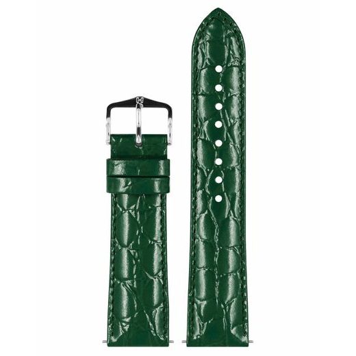 REMIENOK HIRSCH CROCOGRAIN - ZELENÝ - REMIENKY - OSTATNÉ