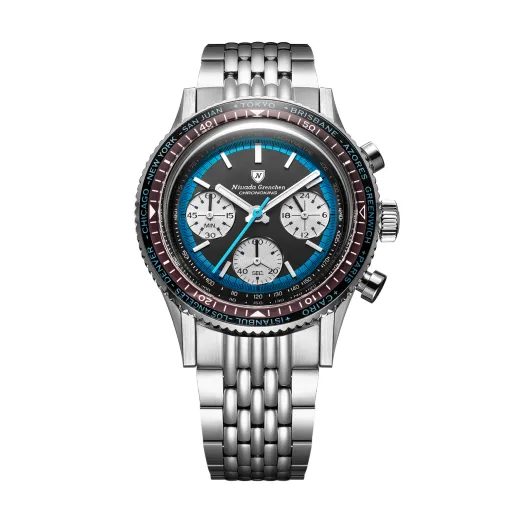 NIVADA GRENCHEN CHRONOKING RACING BLUE – INTER. BEZEL - CHRONOMASTER - ZNAČKY