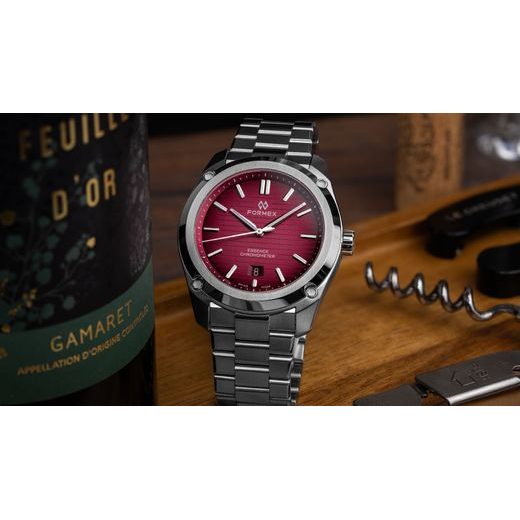 FORMEX ESSENCE FORTYTHREE AUTOMATIC CHRONOMETER GAMARET STEEL BRACELET 0330.1.6671.100 - ESSENCE - ZNAČKY