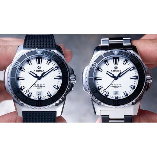 FORMEX REEF 42 AUTOMATIC CHRONOMETER WHITE DIAL - REEF - ZNAČKY