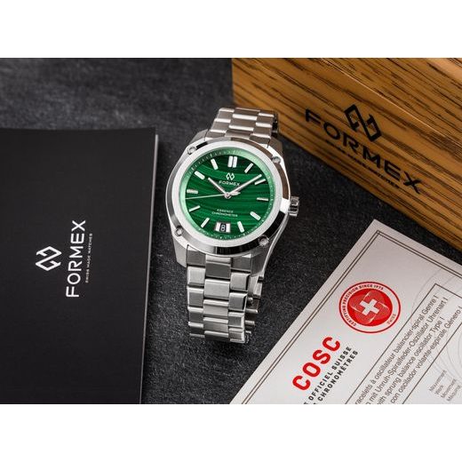 FORMEX ESSENCE THIRTYNINE AUTOMATIC CHRONOMETER MALACHITE - ESSENCE - ZNAČKY