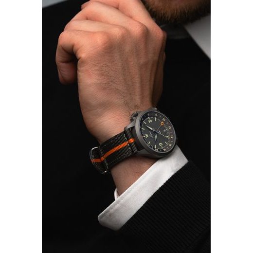 LACO FLIEGER FRANKFURT 40 GMT GRAU - PILOT SPECIAL MODELS - ZNAČKY