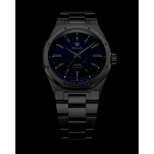 NIVADA GRENCHEN F77 SST DARK BLUE AVENTURINE MK2 - 38 MM - F77 - ZNAČKY