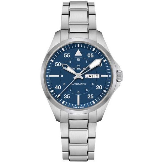 HAMILTON KHAKI AVIATION PILOT DAY DATE AUTO H64635140 - KHAKI AVIATION - ZNAČKY