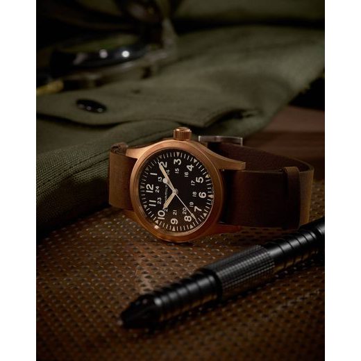 HAMILTON KHAKI FIELD MECHANICAL BRONZE H69459530 - KHAKI FIELD - ZNAČKY