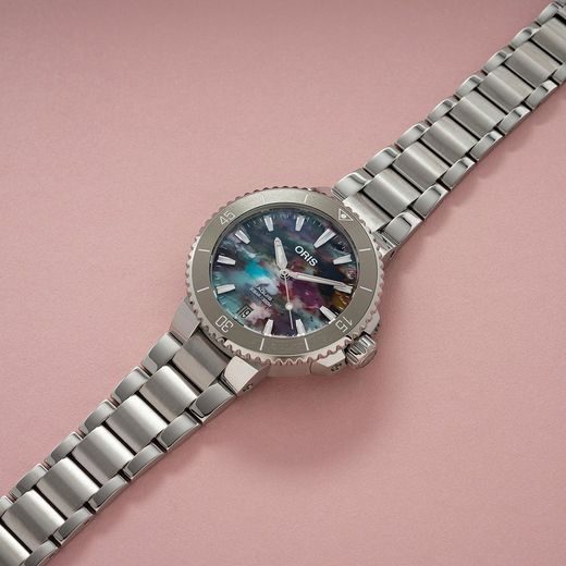 ORIS AQUIS DATE 36,5 MM UPCYCLE 01 733 7770 4150-SET - AQUIS - ZNAČKY