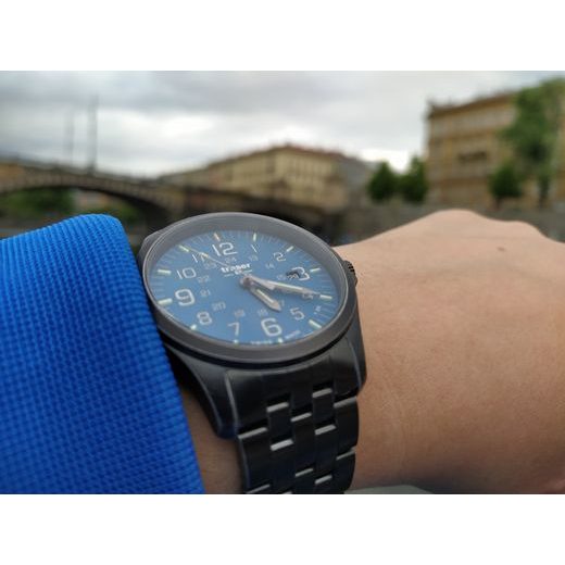 TRASER P67 OFFICER PRO GUNMETAL SKYBLUE STEEL - HERITAGE - ZNAČKY