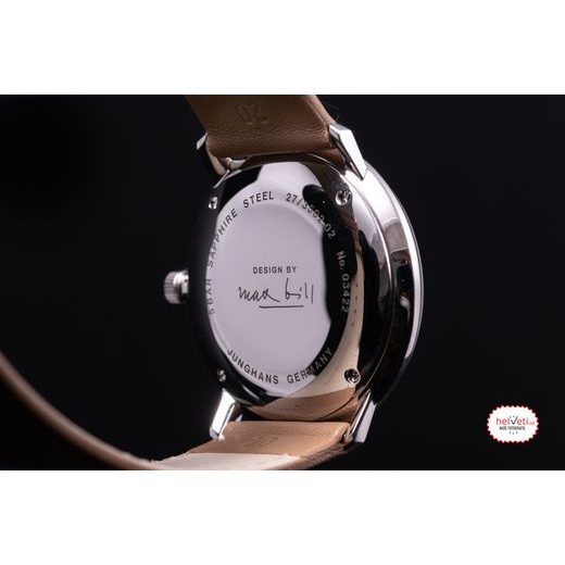 JUNGHANS MAX BILL AUTOMATIC SAPPHIRE 27/3502.02 - MAX BILL AUTOMATIC - ZNAČKY