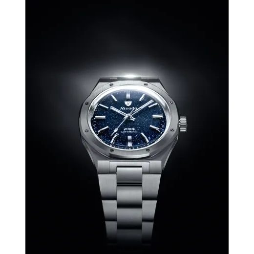 NIVADA GRENCHEN F77 TITANIUM DARK BLUE AVENTURINE - F77 - ZNAČKY
