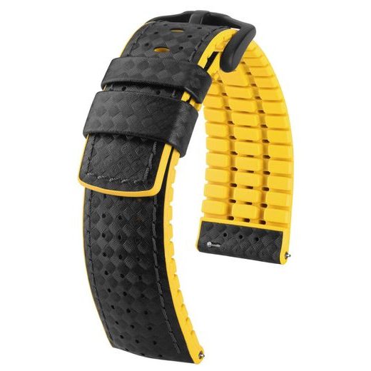 ŘEMÍNEK HIRSCH AYRTON - ČERNO-ŽLUTÝ - REMIENKY - OSTATNÉ