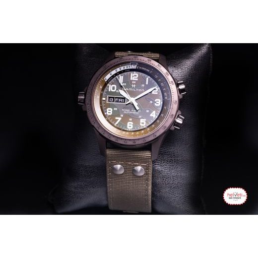 HAMILTON KHAKI AVIATION X-WIND DAY DATE CAR H77775960 - KHAKI AVIATION - ZNAČKY