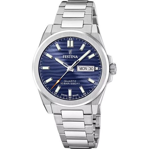 FESTINA SWISS MADE DUNE BLUE 20073/2 - SWISS MADE - ZNAČKY