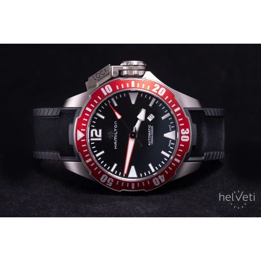 HAMILTON KHAKI NAVY KHAKI NAVY FROGMAN TITANIUM AUTO H77805335 - KHAKI NAVY - ZNAČKY