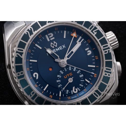 FORMEX STRATOS UTC AUTOMATIC 41MM BLUE STEEL BRACELET 1101.1.6431.111 - STRATOS - ZNAČKY