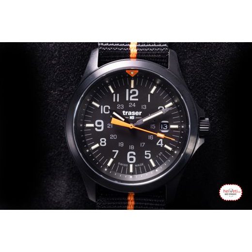 TRASER P67 OFFICER PRO BLACK NATO S PRUHOM - HERITAGE - ZNAČKY