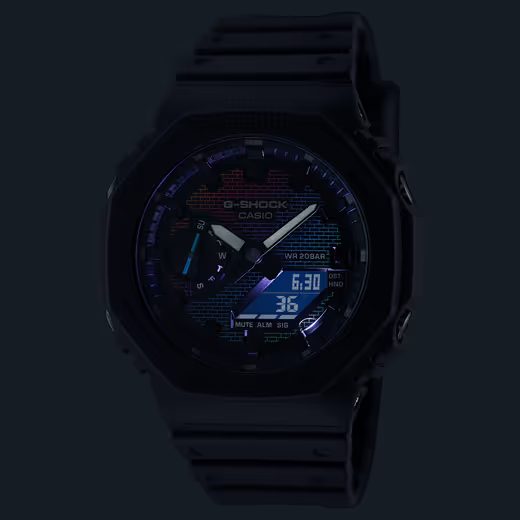 CASIO G-SHOCK GA-2100RW-1AER RAINBOW BRICK WALL SERIES - CASIOAK - ZNAČKY