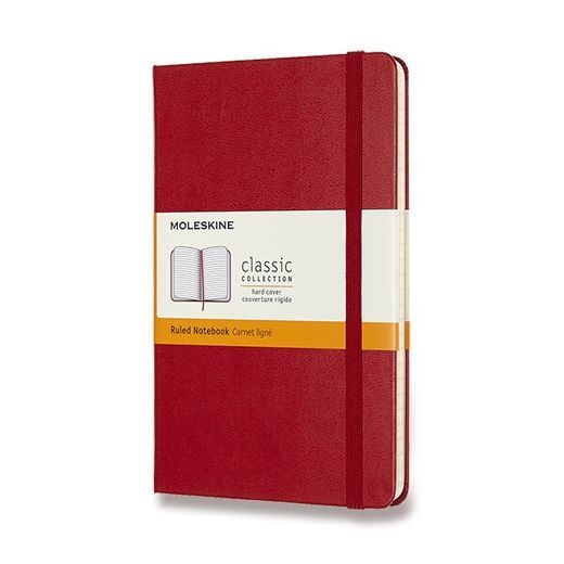 ZÁPISNÍK MOLESKINE VÝBĚR BAREV - TVRDÉ DESKY - M, LINKOVANÝ 1331/111520 - DIÁRE A ZÁPISNÍKY - OSTATNÉ