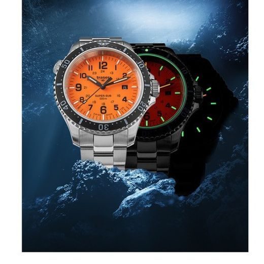 TRASER P67 SUPERSUB ORANGE SET OCEĽ A GUMA - HERITAGE - ZNAČKY