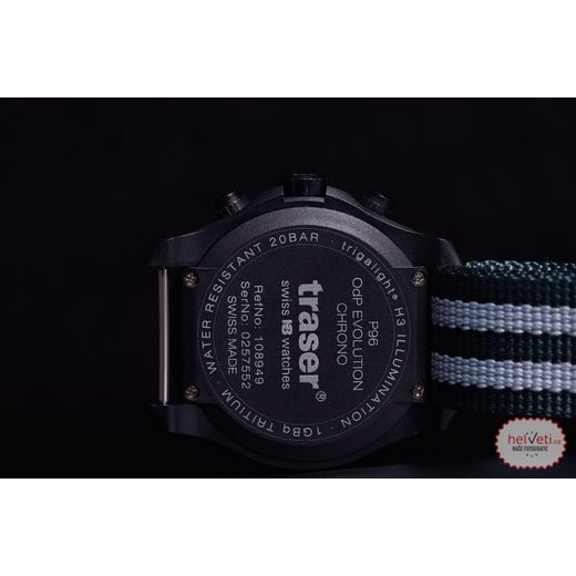 TRASER P96 OUTDOOR PIONEER EVOLUTION CHRONO GREEN NATO - SPORT - ZNAČKY